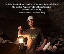 2013 book cover image features male researcher in cave