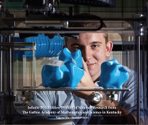2016 book cover features male researcher with 3D printed objects
