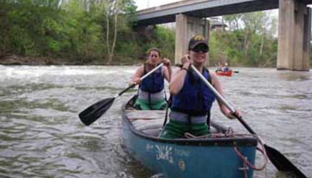 Canoeing - two canoes