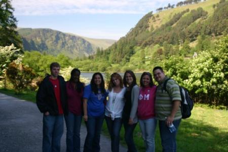 Marketing students overseas.