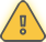 A yellow warning triangle icon