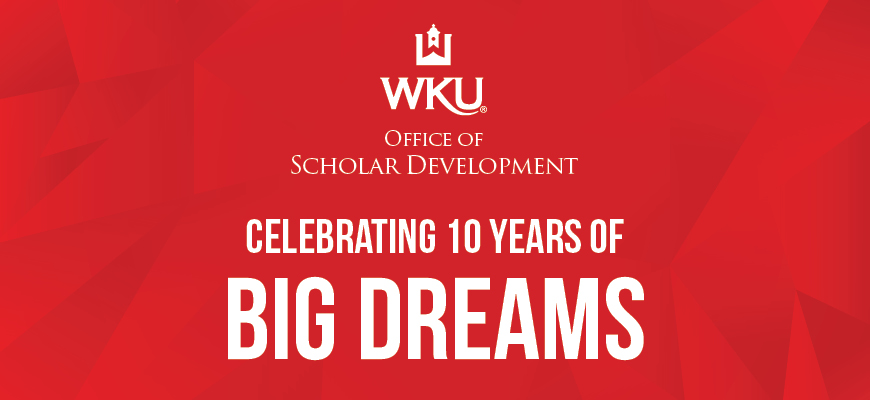 OSD Graphic with text: Celebrating Ten Years of Big Dreams
