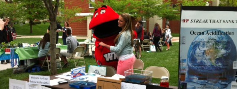 #caption4 Big Red at the WKU Earth Day Festival 2013