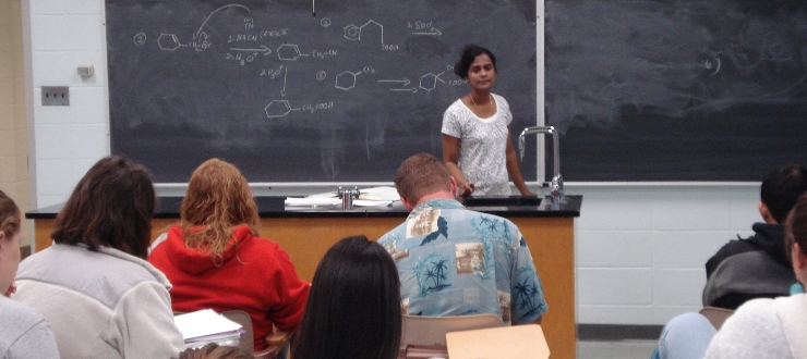 #caption5 one of the faculty member is teaching