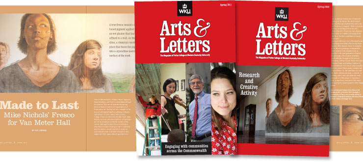 PCAL Arts & Letters Magazine designed by WKU Publications