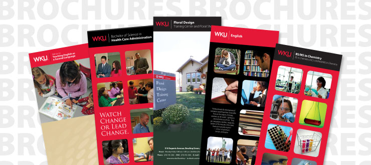 Brochures designed by WKU Publications