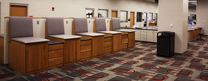 Taping Area