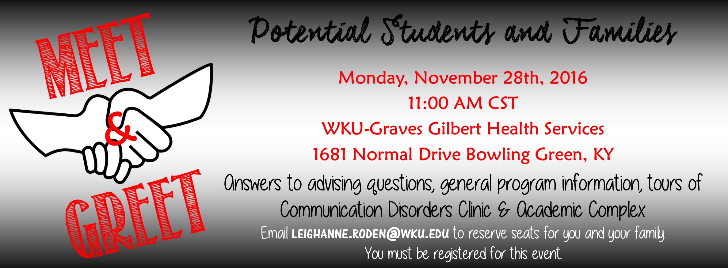 Fall 2016 Meet and Greet