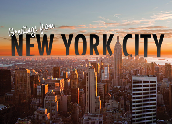 Travel with Dual Credit to New York City - Learn More Greeting from New York