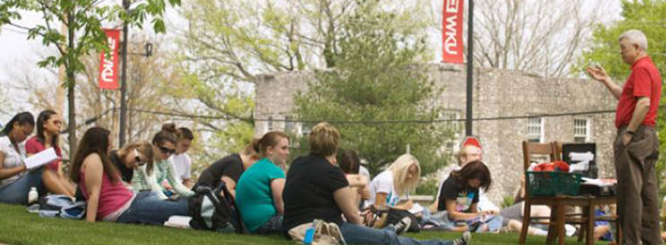 Teachning on the Lawn