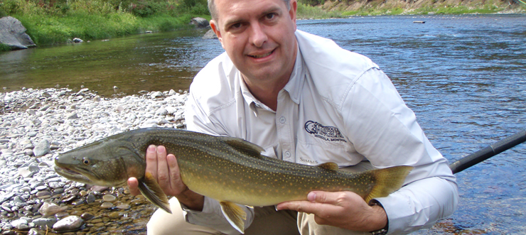 #caption9 Bull Trout (~31 inches) Blackfoot River, Montana