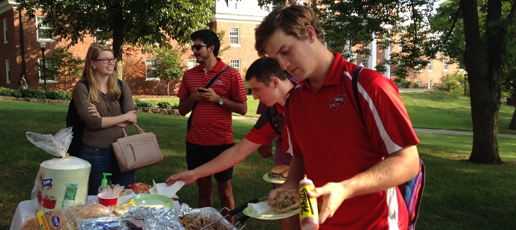#caption9 graduate student tailgate