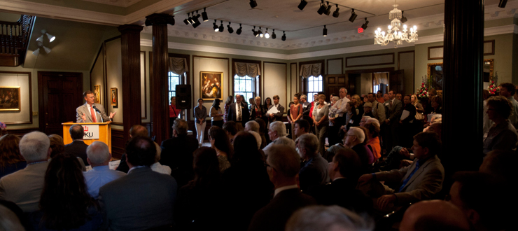 #caption10 The Instruments of American Excellence Exhibit opened to the public on September 21.