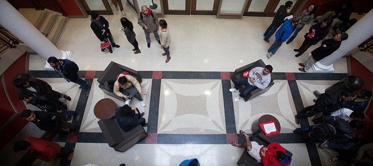 International Orientatin spring 2014 sign in at Gary Ransdell Hall