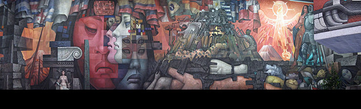 #caption2 "Presencia de América Latina" by Jorge González Camarena