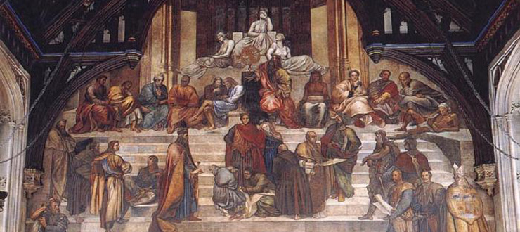 #caption2 G.F. Watts, "The Law-Givers" at Lincoln's Inn, London