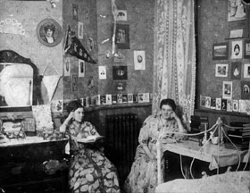 Students in dorm ca 1910 Students in dorm ca 1910