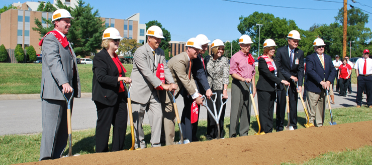 #caption1 Nursing and DPT Groundbreaking Ceremony at the Medical Center
