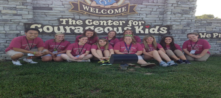#caption10 SON students at Center for Courageous Kids
