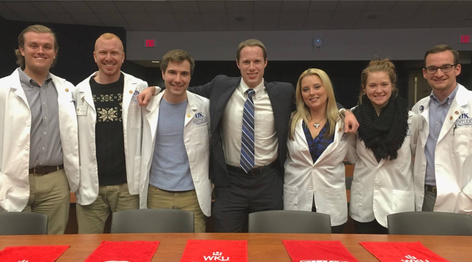 #caption6 WKU Fall 2015 graduates now attending UK Medical school - class of 2019.