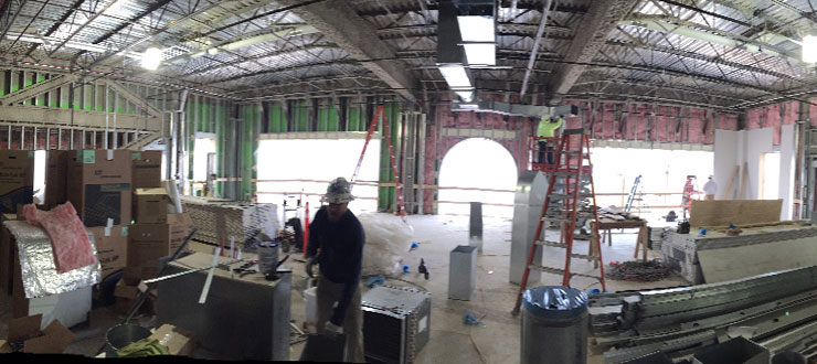 #caption4 Interior construction work at Gatton Academy