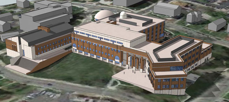 #caption6 Artists Rendering - New Ogden College Hal