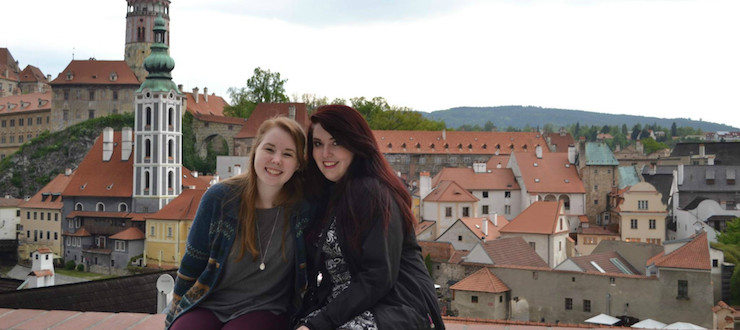 #caption8 Students experienced the Czech republic during a recent study abroad trip with Dr. Murphy.