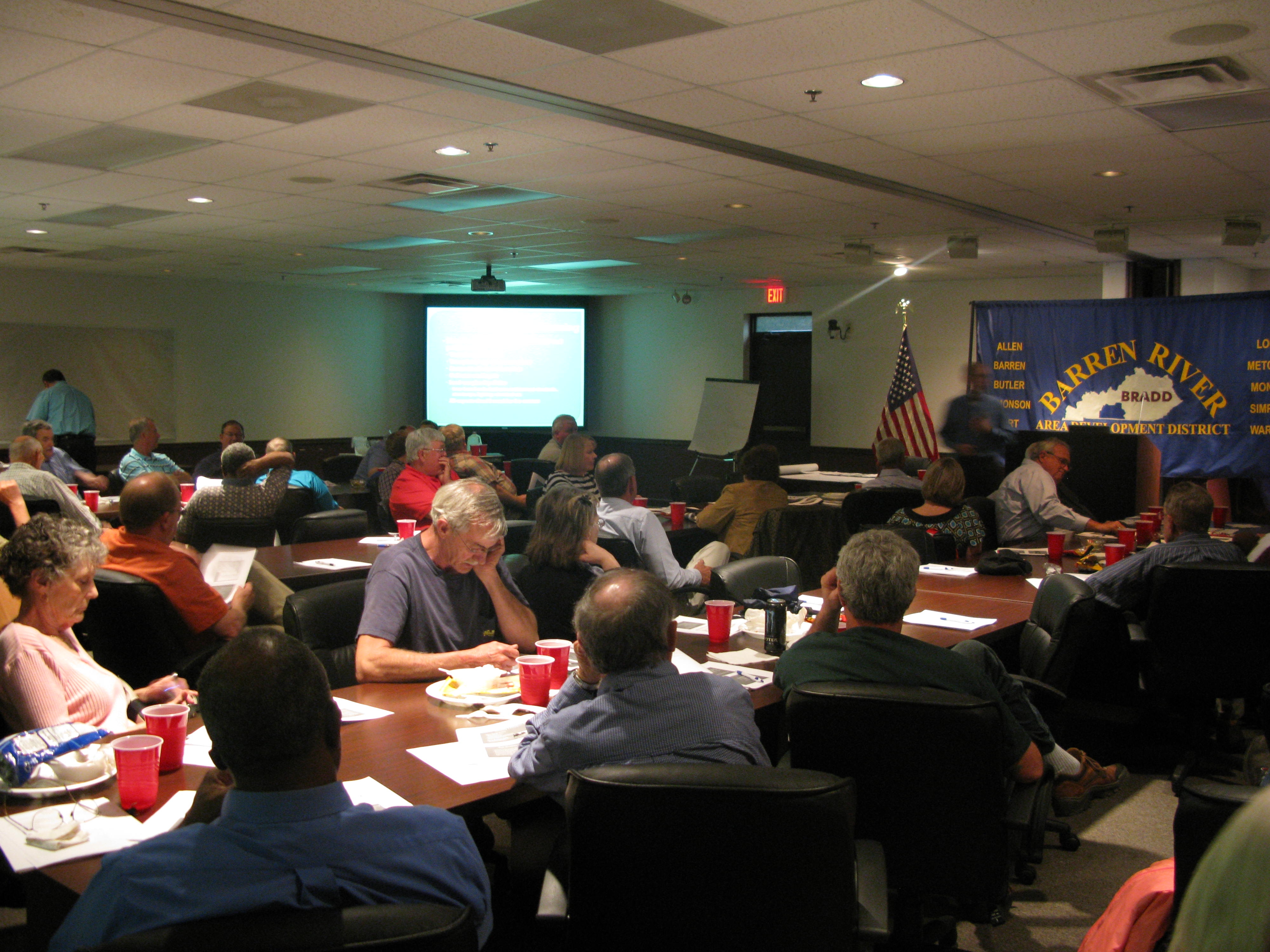 Planning and zoning officials from the ten county BRADD region received training on transportation planning issues at the BRADD offices in March. The interactive workshop was co-sponsored by the Center for Local Governments.
