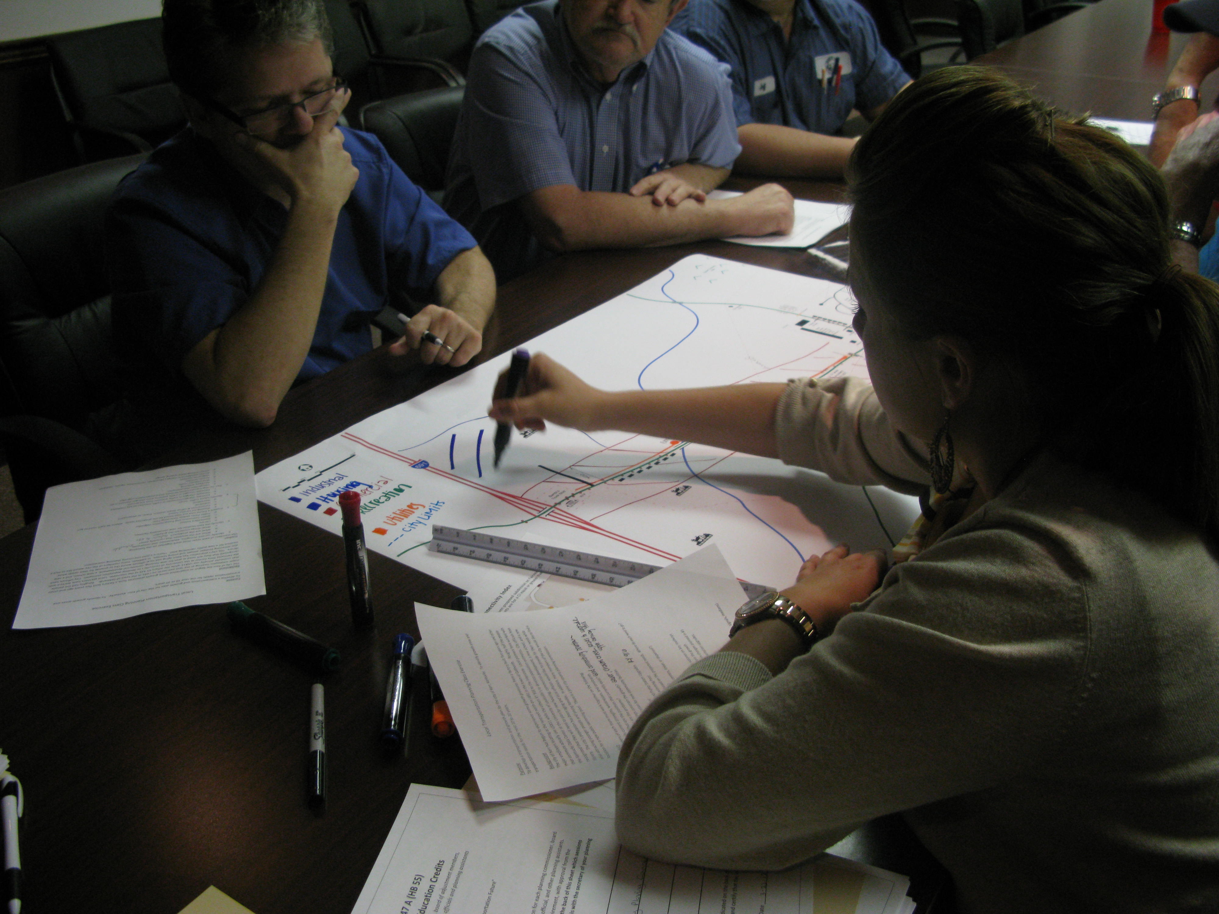 Planning and zoning officials from the ten county BRADD region received training on transportation planning issues at the BRADD offices in March. The interactive workshop was co-sponsored by the Center for Local Governments.