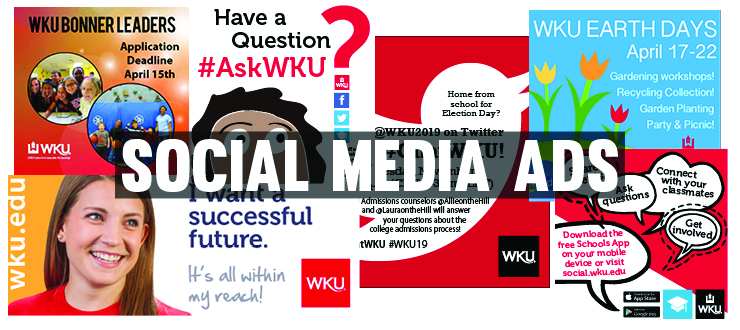 Social Media graphics designed by WKU Publications