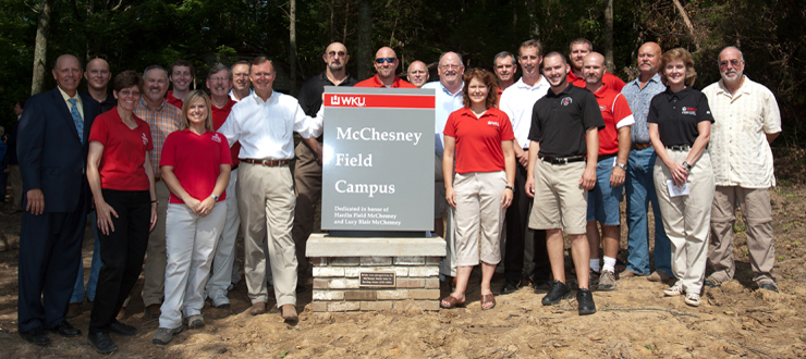 #caption7 Dedication of the WKU McChesney Field Campus