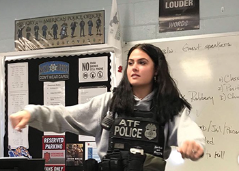 Student in AFT Gear