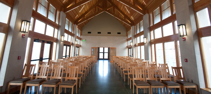 #caption4 image of Chandler Memorial Chapel Interior