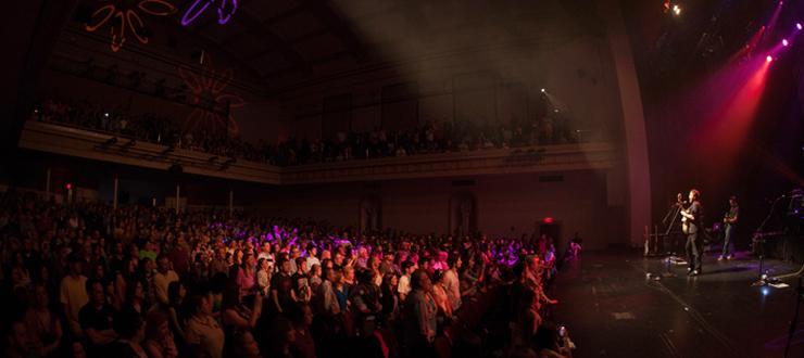 #caption8 American Idol winner Phillip Phillips performed at WKU's Van Meter Hall in April 2013.