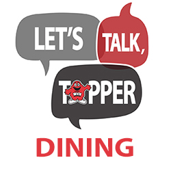 Let's Talk, Topper: Dining