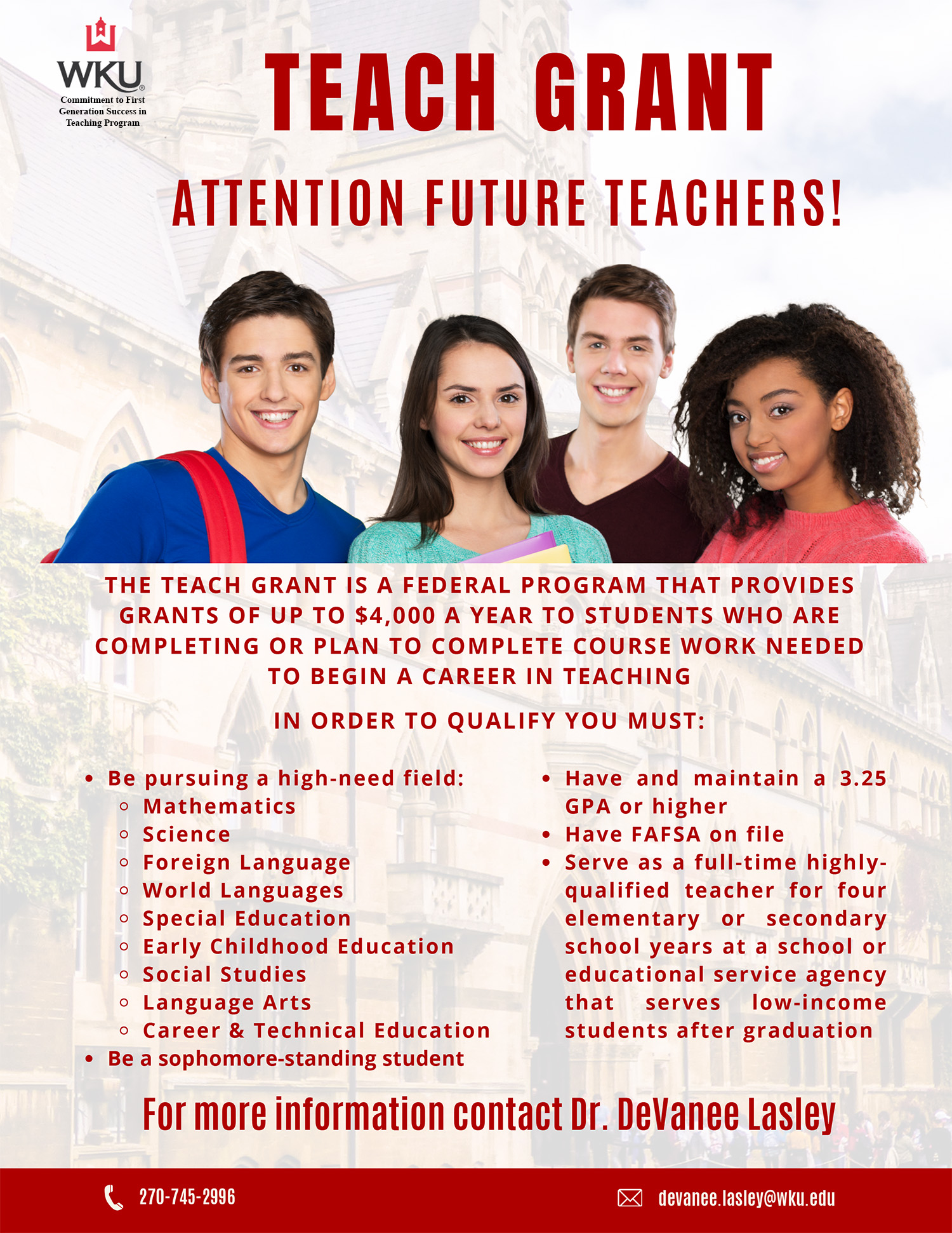 Teach Grant Flyer