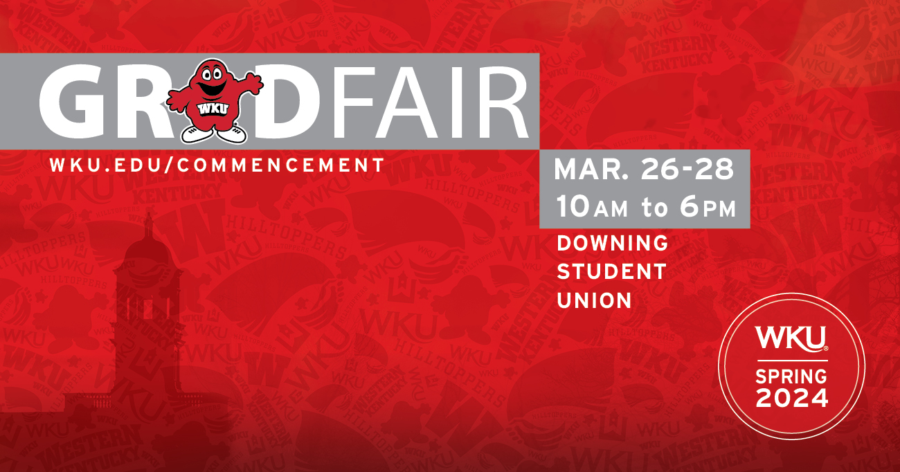 Grad Fair is March 26-28 from10am-6pm in DSU 3rd floor