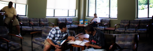 WKU students studying at South Campus.