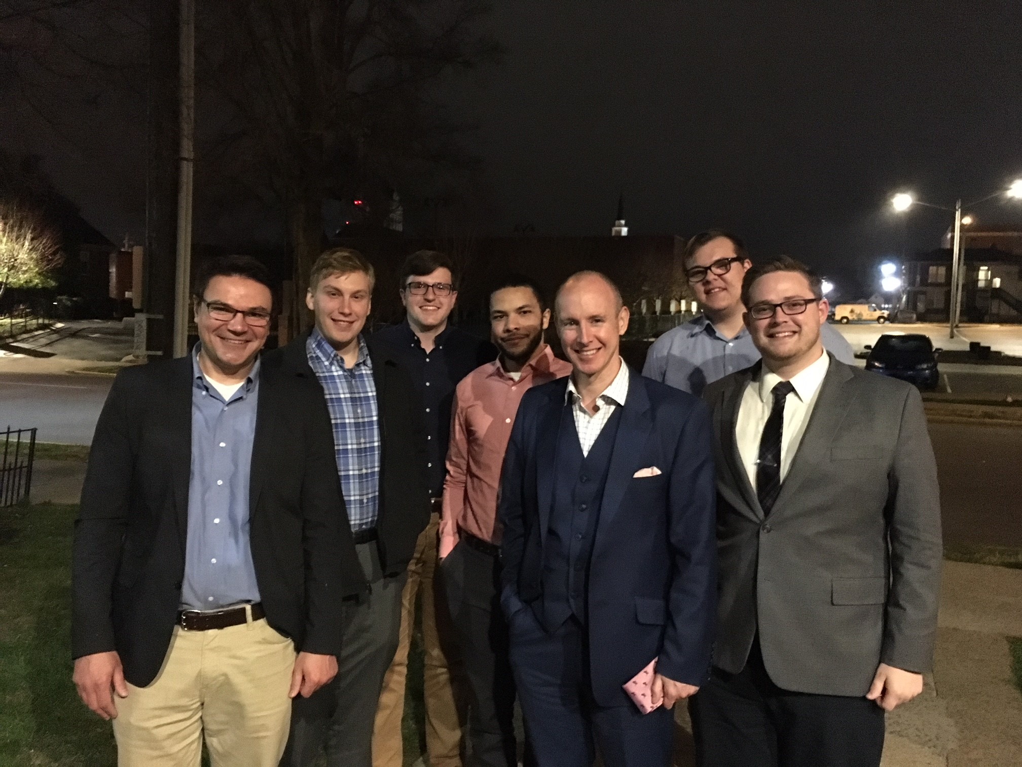 Daniel Hannan meeting with Dr. Alex Lebedinsky and a few members of the Capitalism Book Club