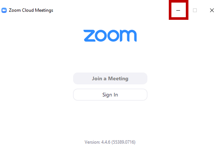 starting a zoom meeting