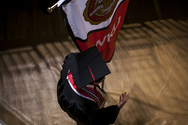 Graduate at College Recognition Ceremony