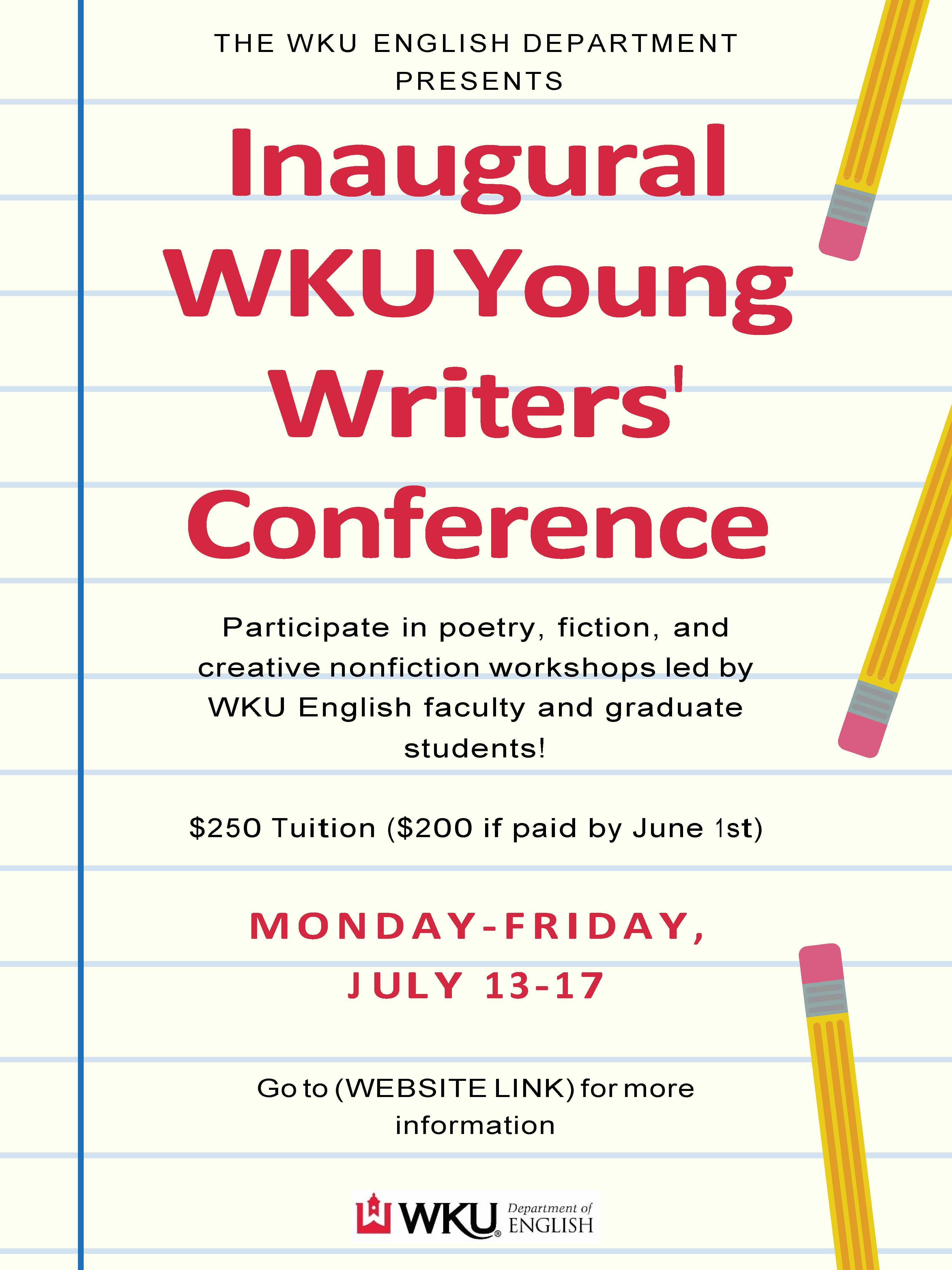 WKU Young Writers' Conference Western Kentucky University