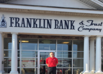 Andrew Boyles interned at Franklin Bank & Trust in the summer of 2018