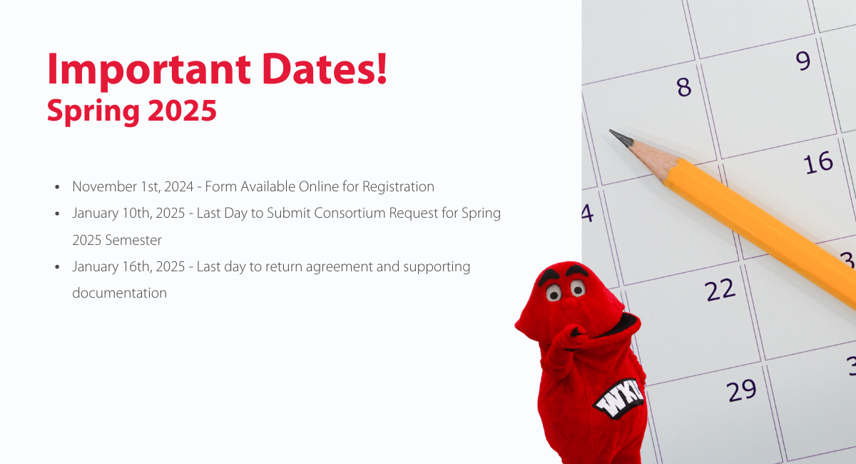 Spring 2025 Consortium Dates