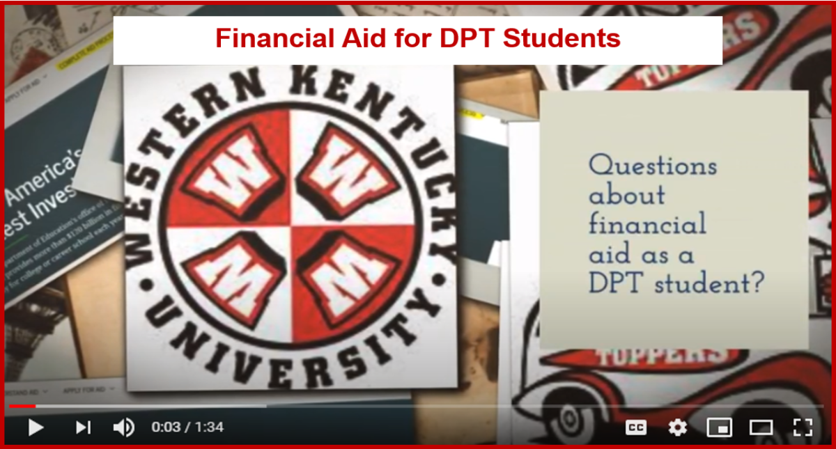 Financial Aid for DPT Students  Video Preview