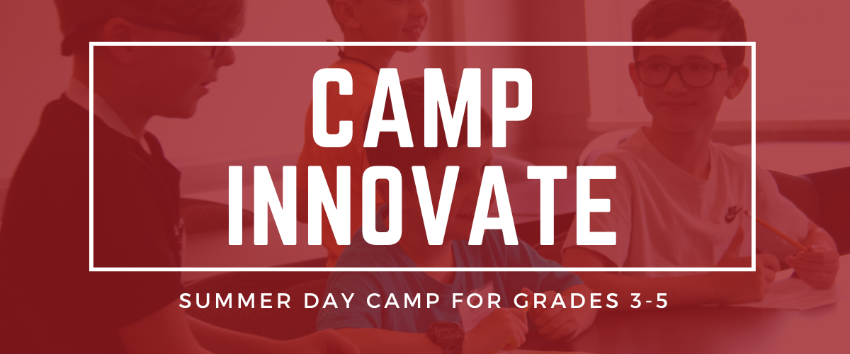 camp innovate graphic for grades 3-5