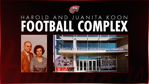 WKU announces naming of Harold and Juanita Koon Football Complex