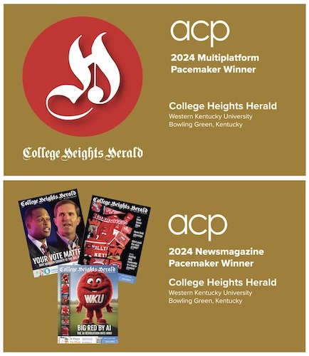 College Heights Herald wins two national Pacemaker awards