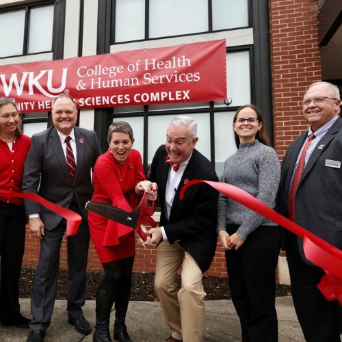 College of Health and Human Services hosts ribbon cutting for Community Health Sciences Complex