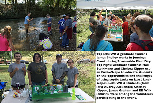 WKU CHNGES students participate in Streamside Education Field Day